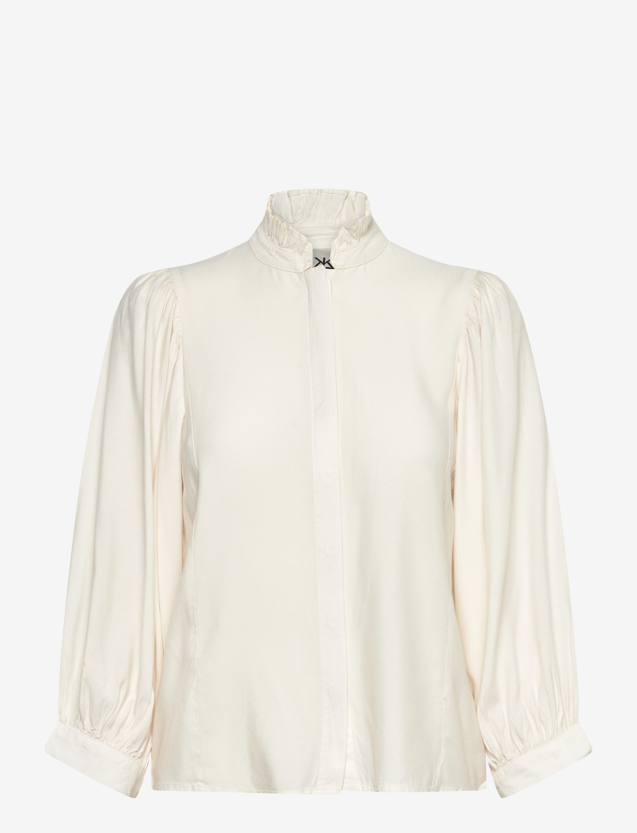 Karen By Simonsen - KBDenise Shirt - langärmlige blusen - egret - 1