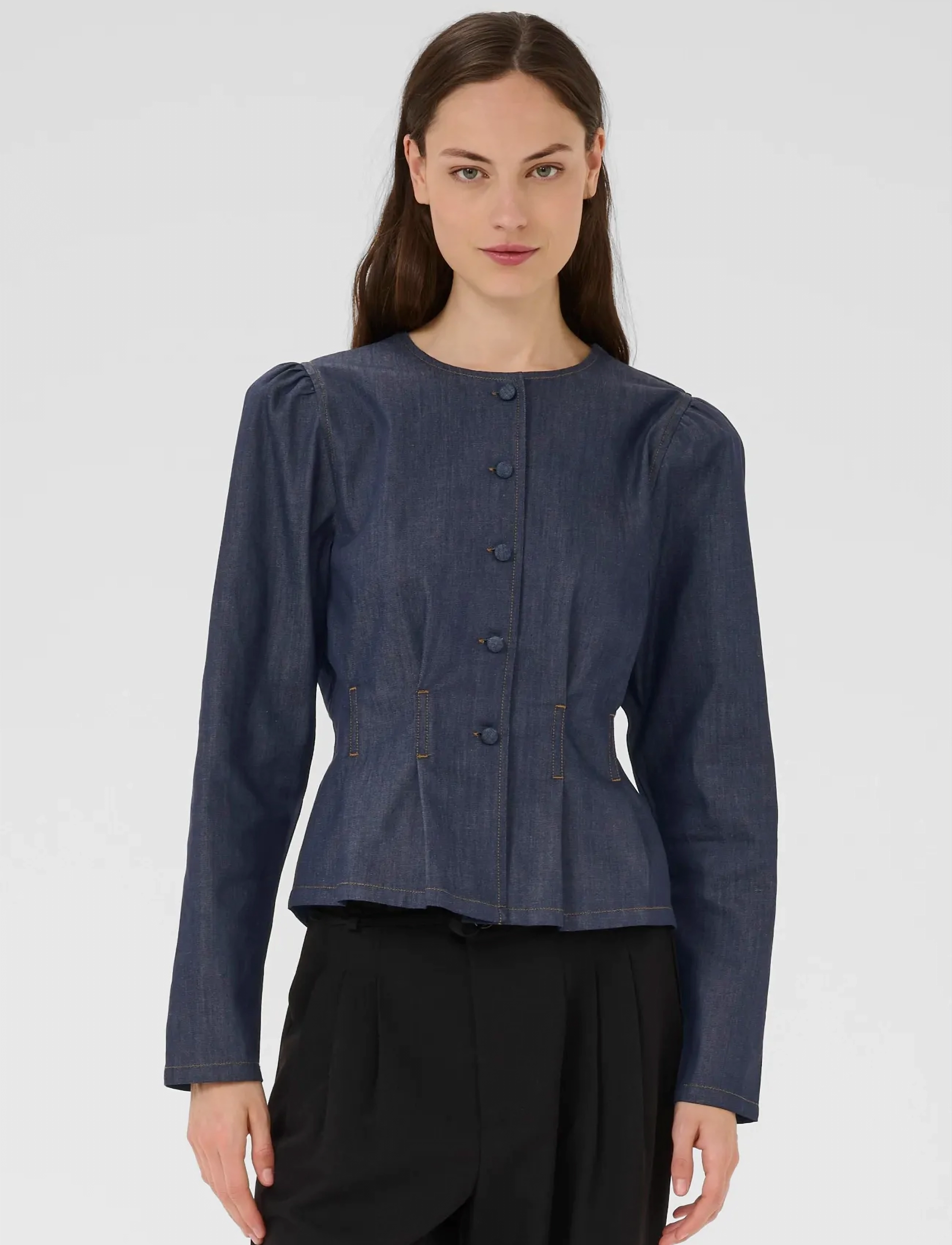 Karen By Simonsen KBDrew Blouse - Blūzes un krekli - OMBRE BLUE / navy