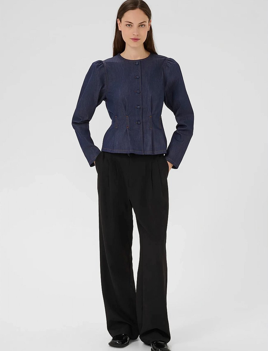 Karen By Simonsen - KBDrew Blouse - langærmede bluser - ombre blue - 3