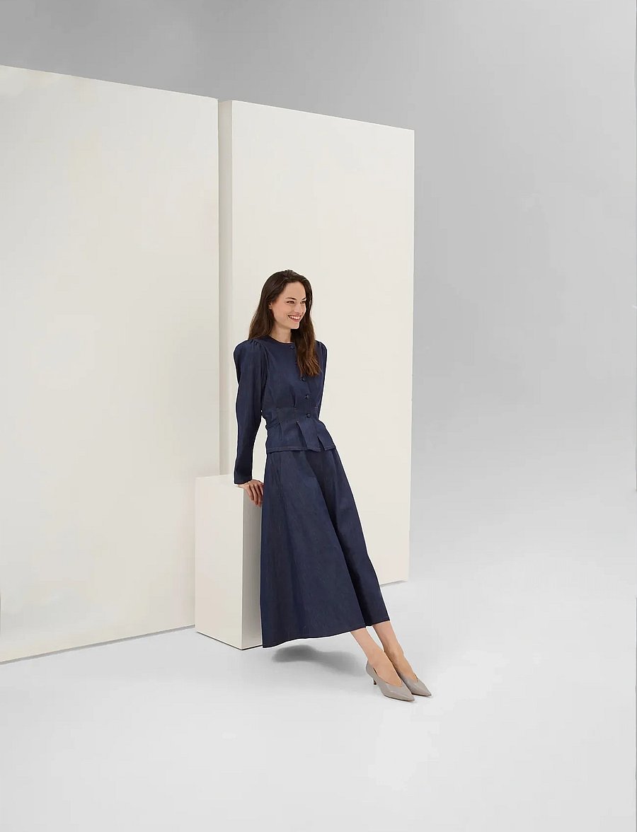 Karen By Simonsen - KBDrew Blouse - langærmede bluser - ombre blue - 5