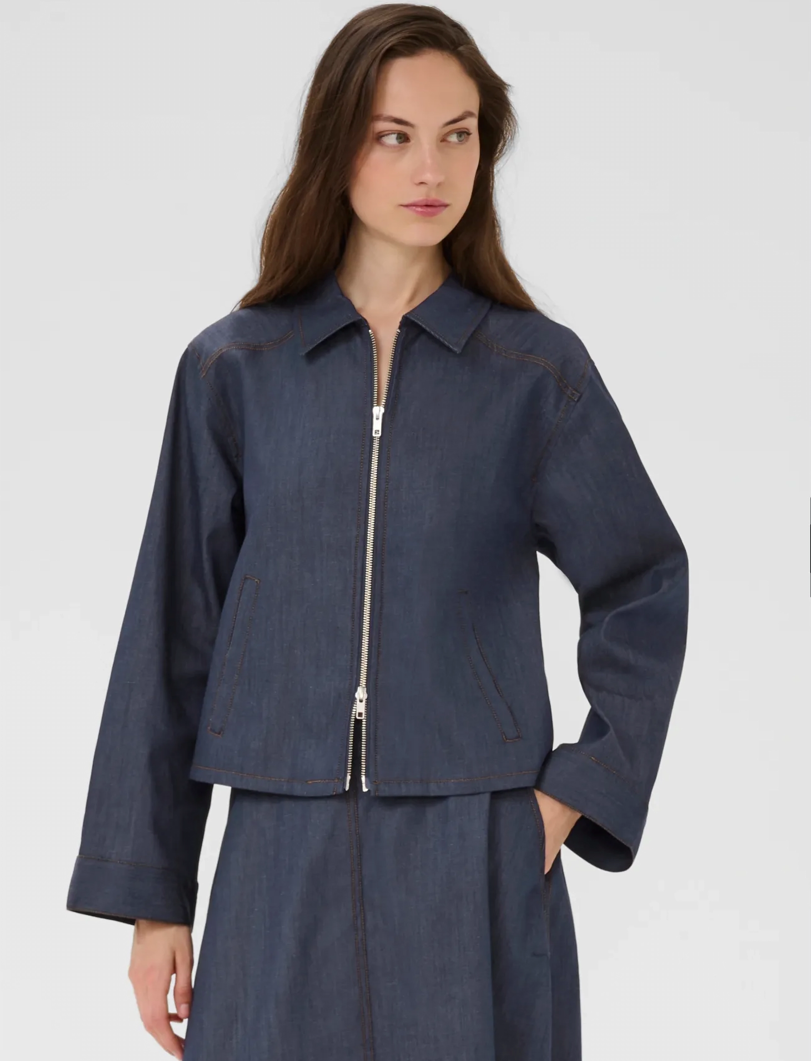 Karen By Simonsen KBDrew Shirt - Overshirts - OMBRE BLUE / blue