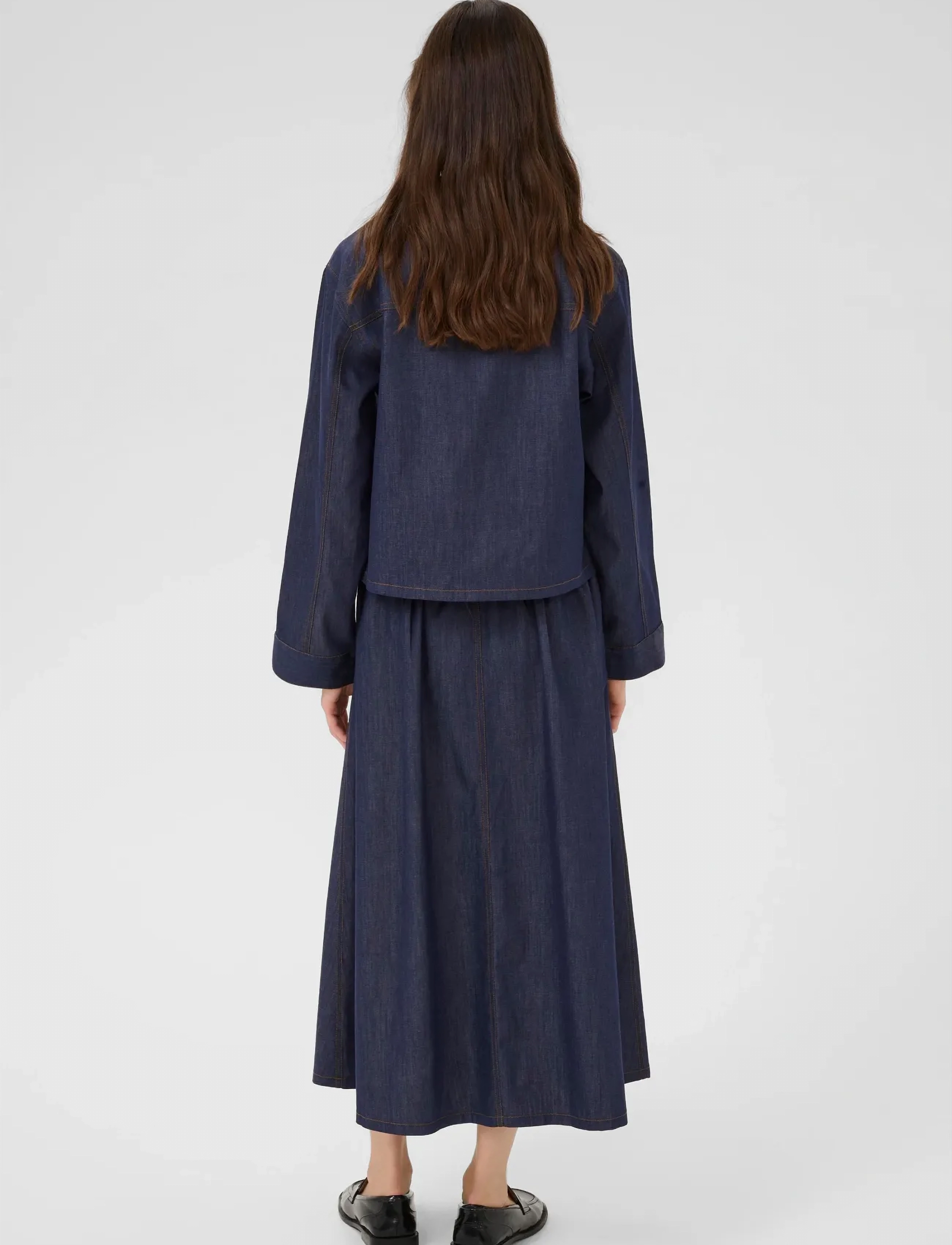 Karen By Simonsen - KBDrew Shirt - vårjakker - ombre blue - 4