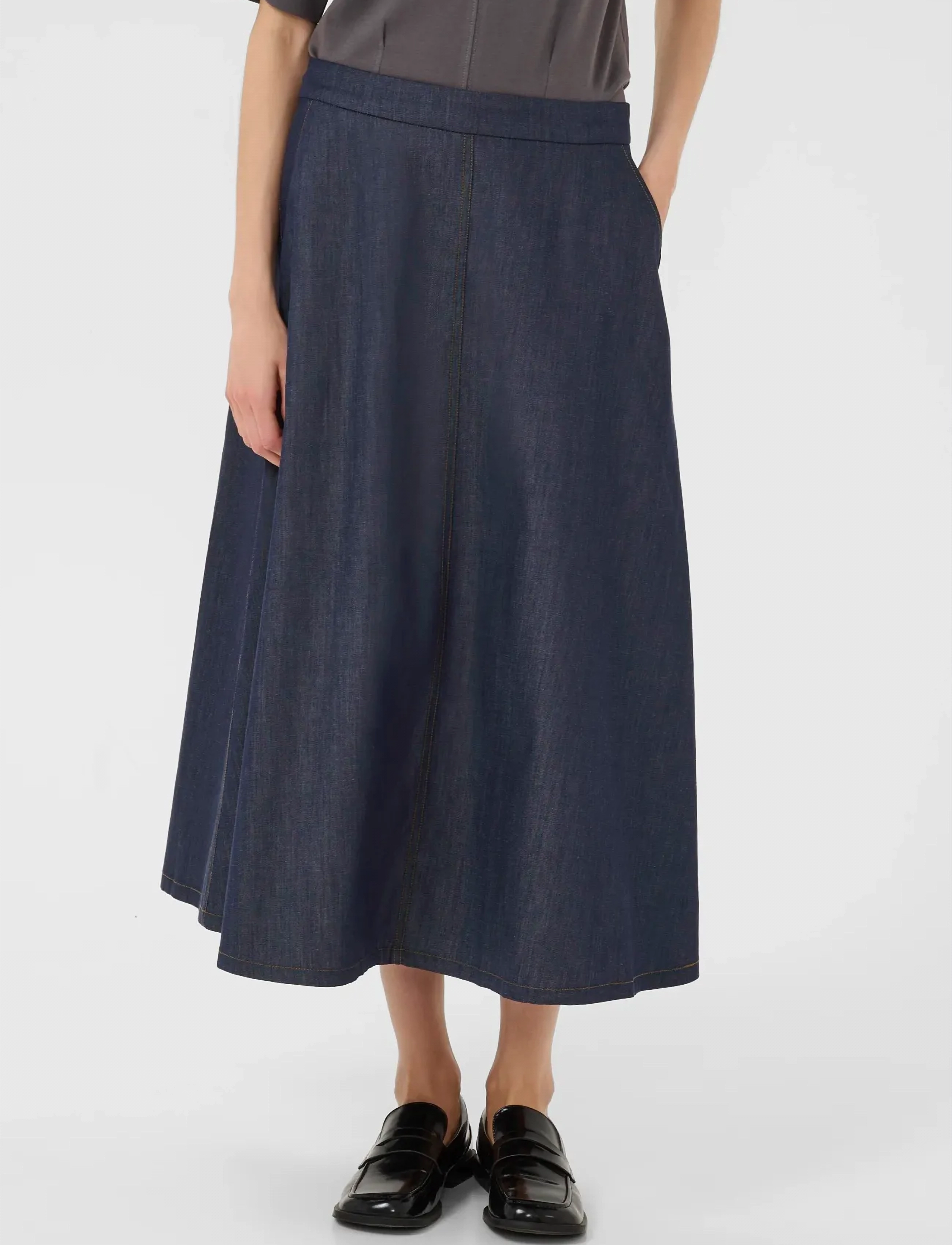 Karen By Simonsen KBDrew Skirt - Midi-Röcke - OMBRE BLUE / navy