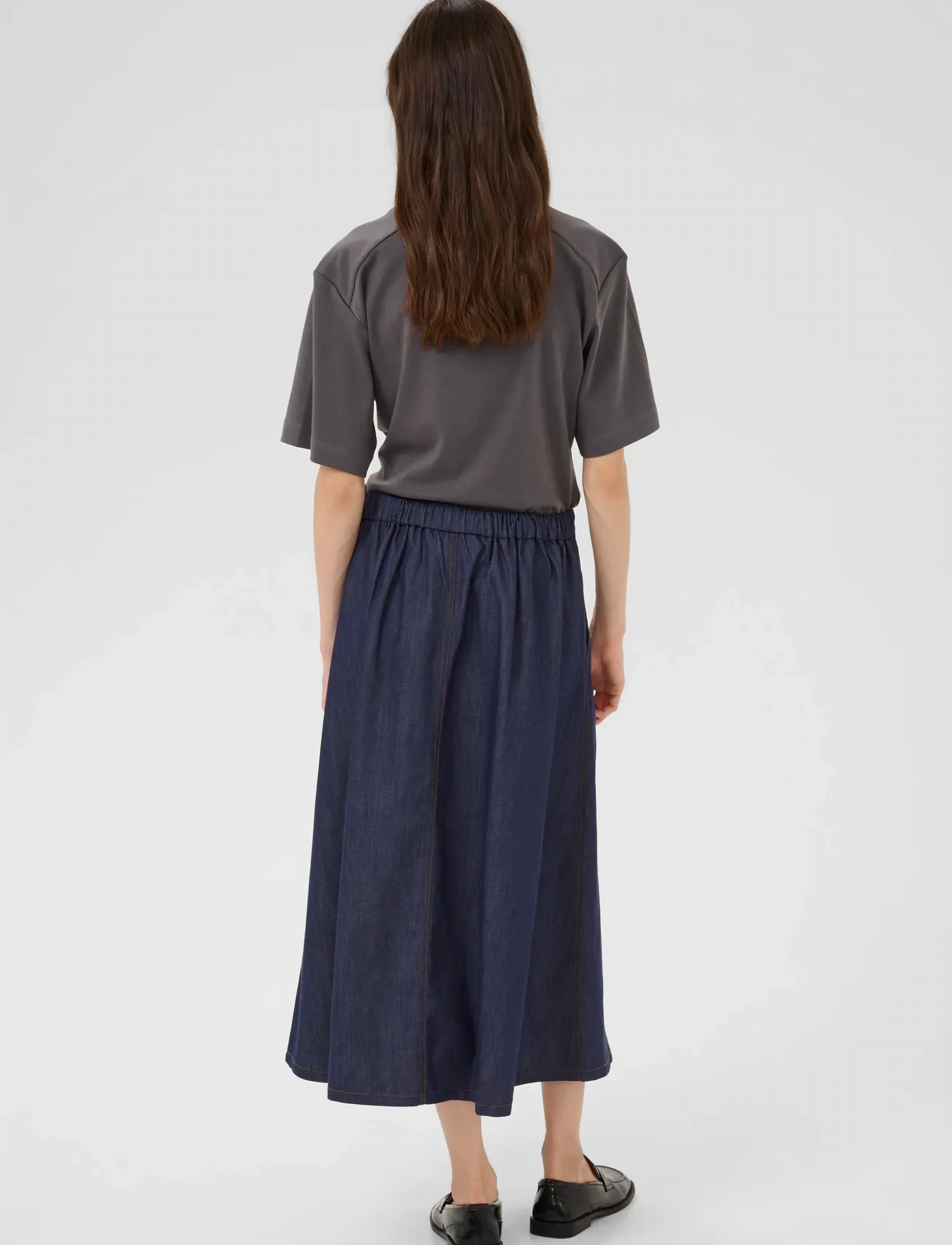 Karen By Simonsen - KBDrew Skirt - midi kjolar - ombre blue - 4