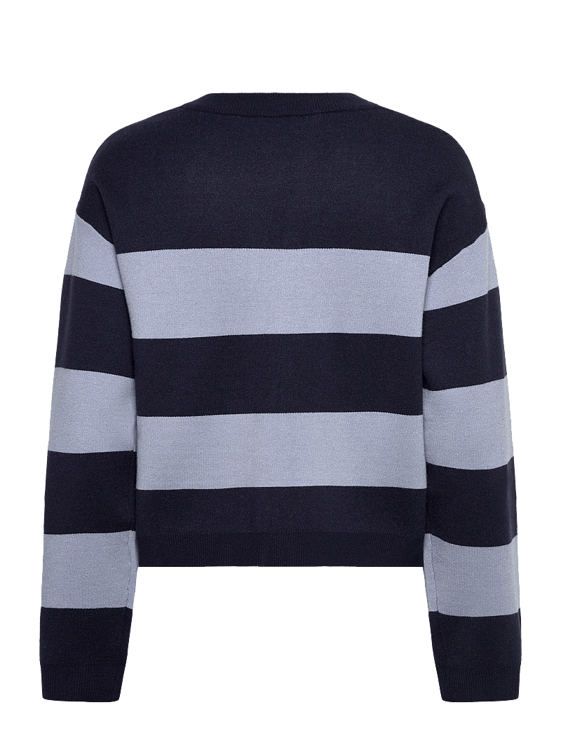 Karen By Simonsen - KBDiana Doddie Cardigan - cardigans - ombre blue stripe - 2