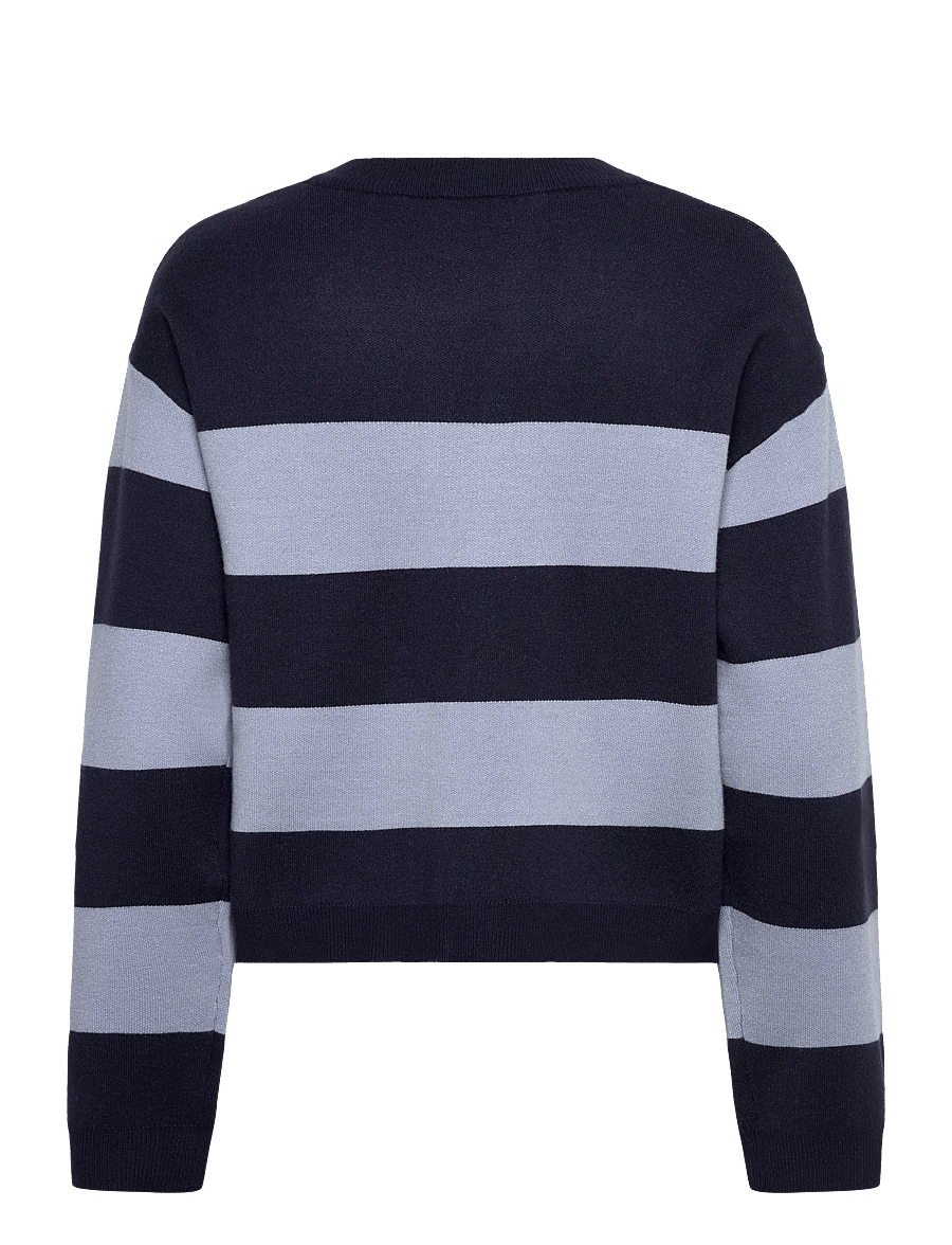 Karen By Simonsen - KBDiana Doddie Cardigan - strickjacken - ombre blue stripe - 2