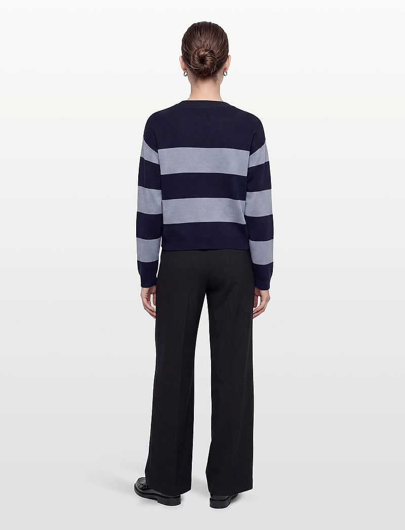 Karen By Simonsen - KBDiana Doddie Cardigan - cardigans - ombre blue stripe - 4