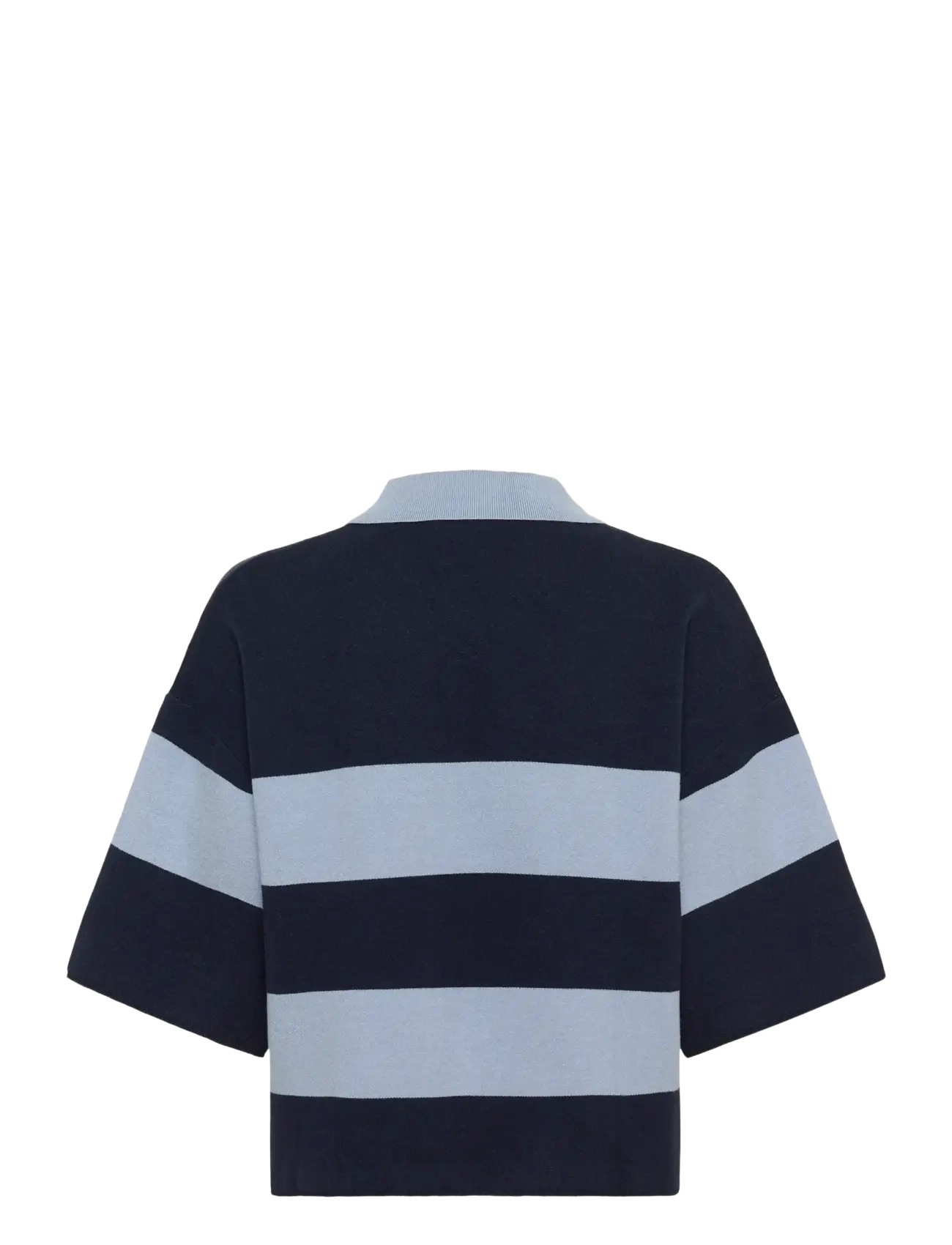 Karen By Simonsen - KBDiana Doddie Tee Polo - poloer - ombre blue stripe - 2