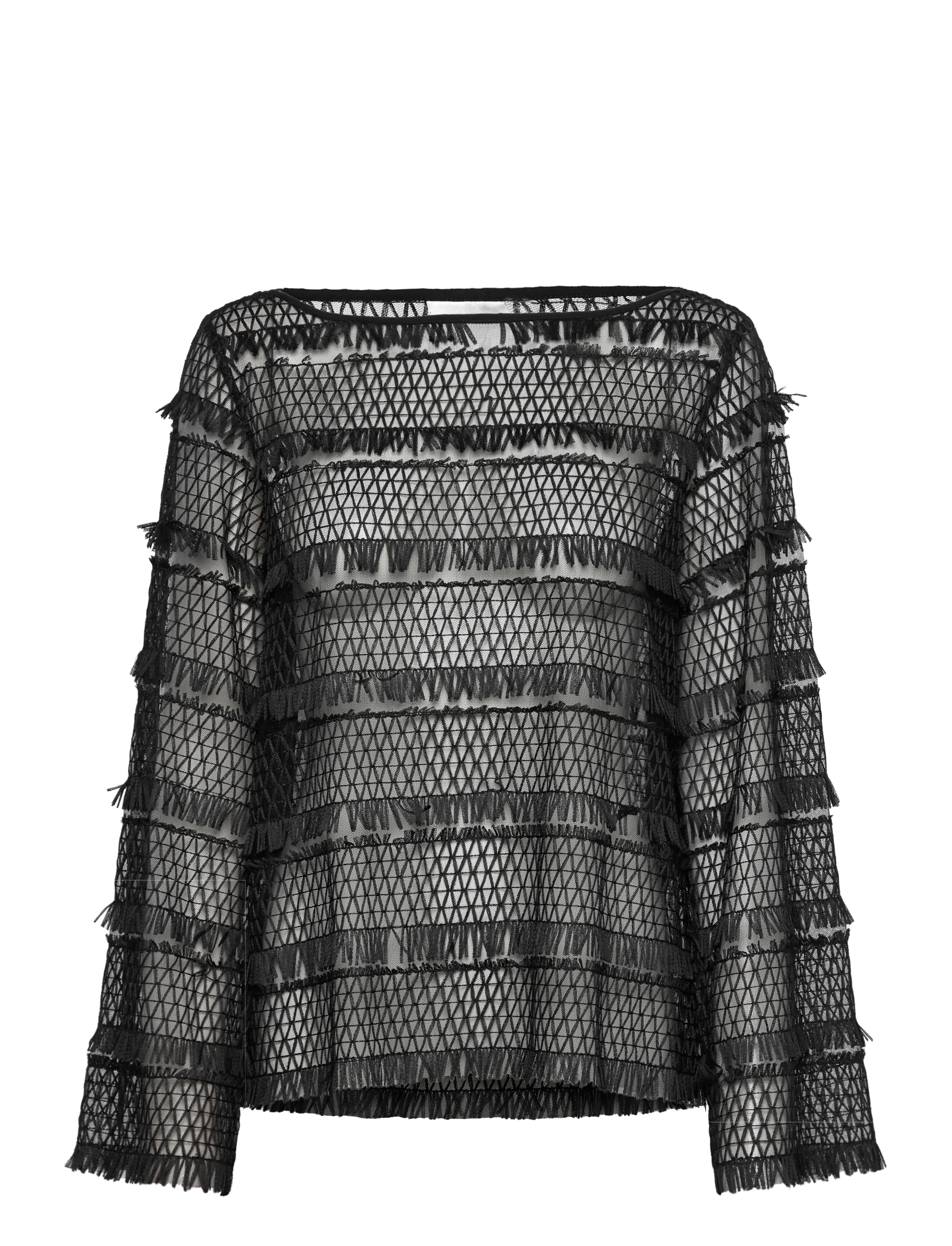Karen By Simonsen KBDorothy Leanka Blouse - Transitional Layering - METEORITE / black