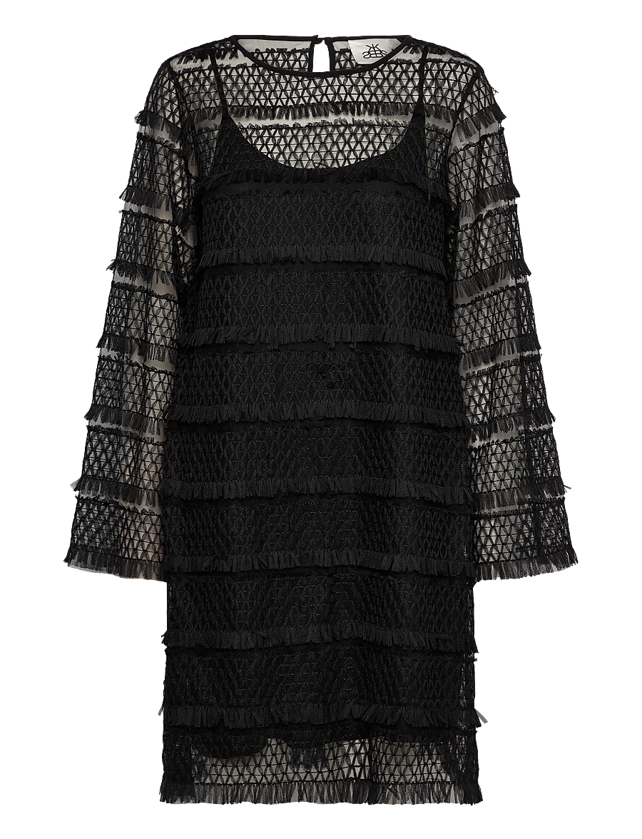 Karen By Simonsen - KBDorothy Leanka Dress - blondekjoler - meteorite - 0