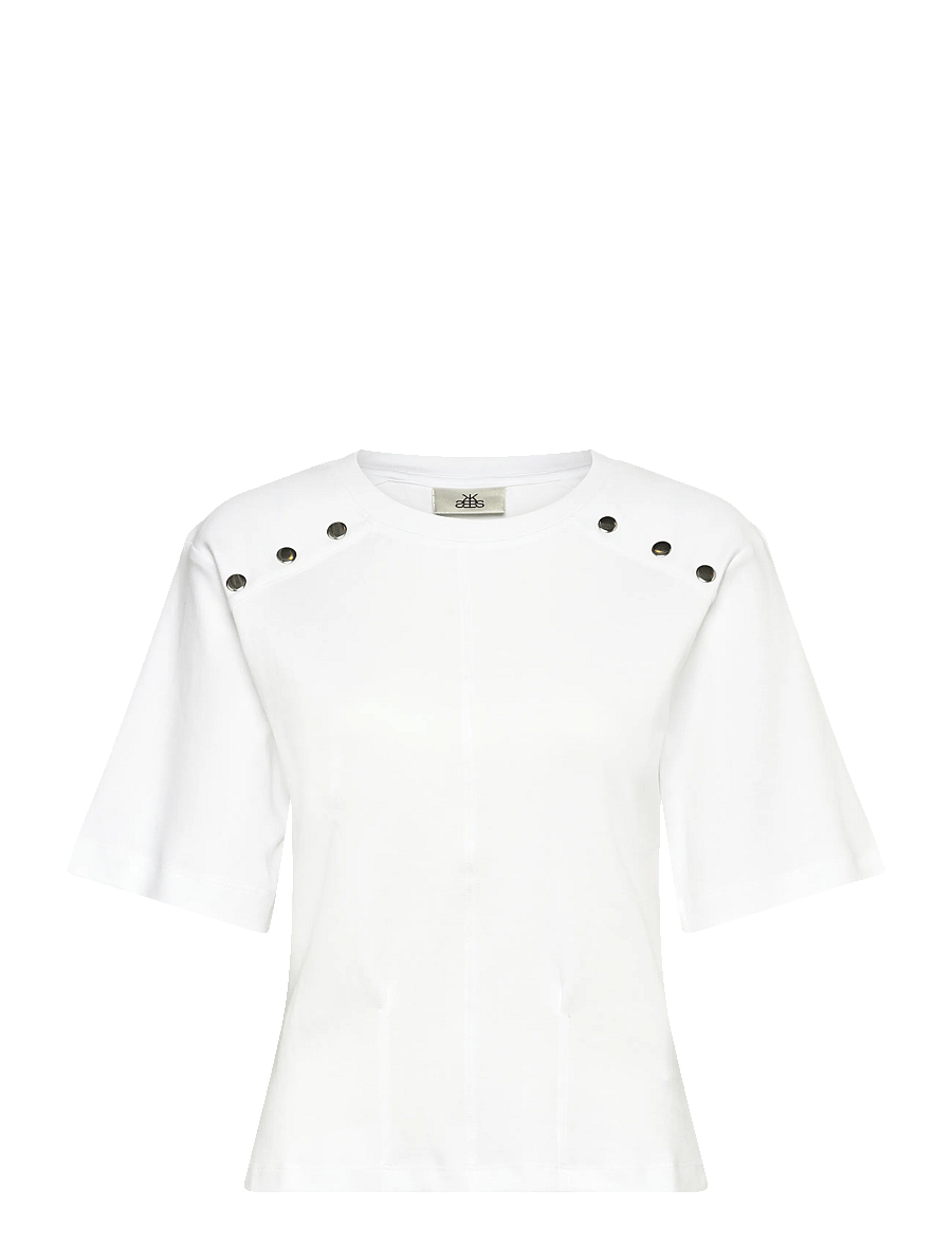 Karen By Simonsen - KBDella Tee - t-shirts - bright white - 1