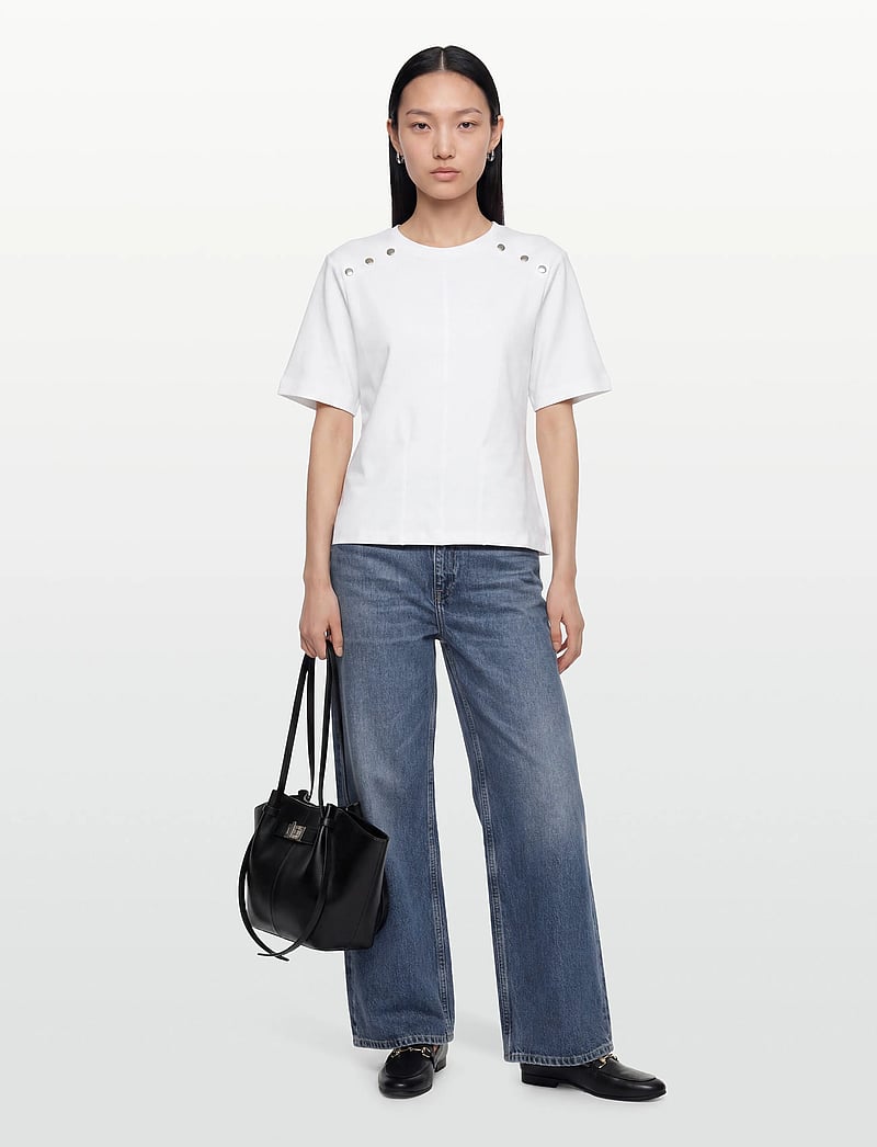 Karen By Simonsen - KBDella Tee - t-shirts - bright white - 0