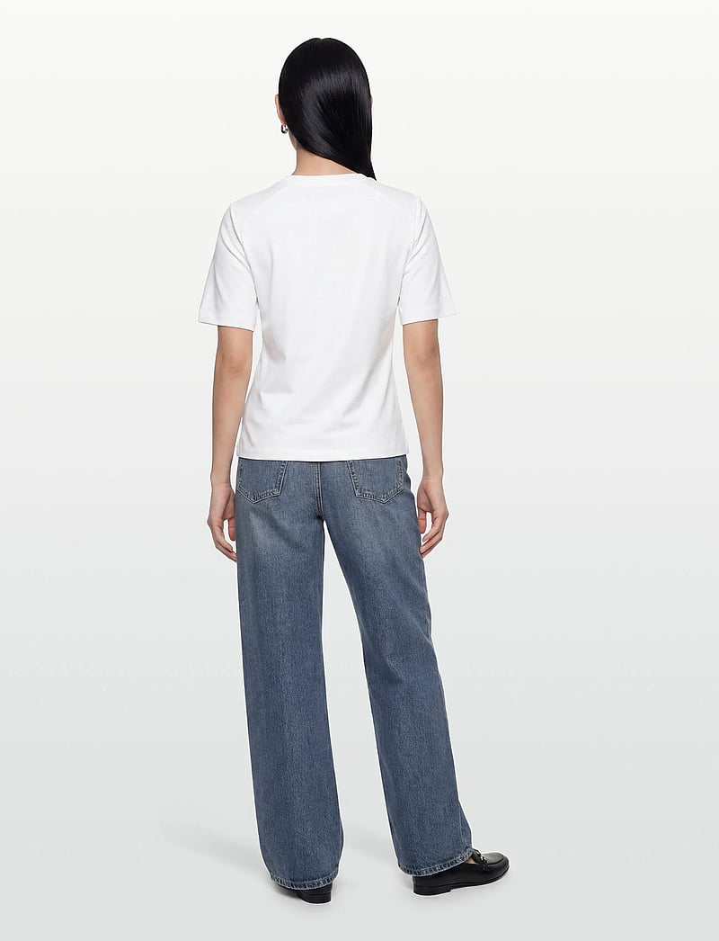 Karen By Simonsen - KBDella Tee - t-shirts - bright white - 4