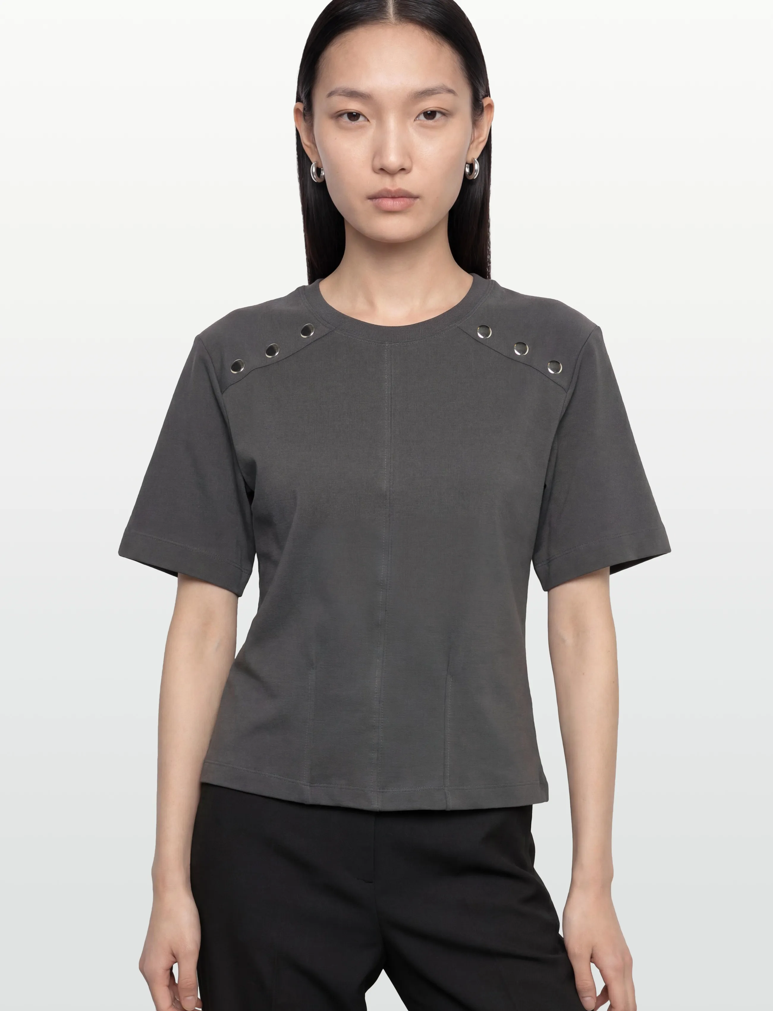 Karen By Simonsen - KBDella Tee - laveste priser - thunderstorm - 3