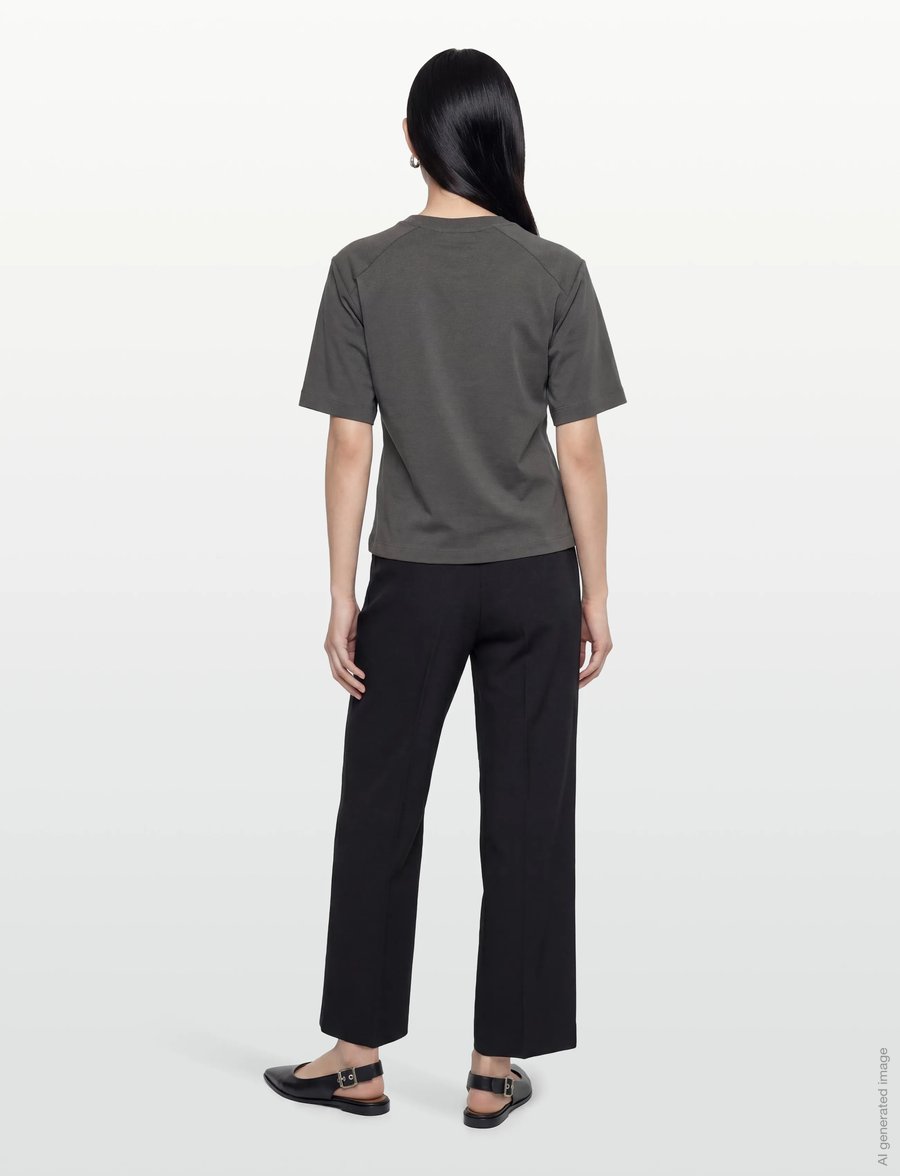 Karen By Simonsen - KBDella Tee - t-shirts - thunderstorm - 4