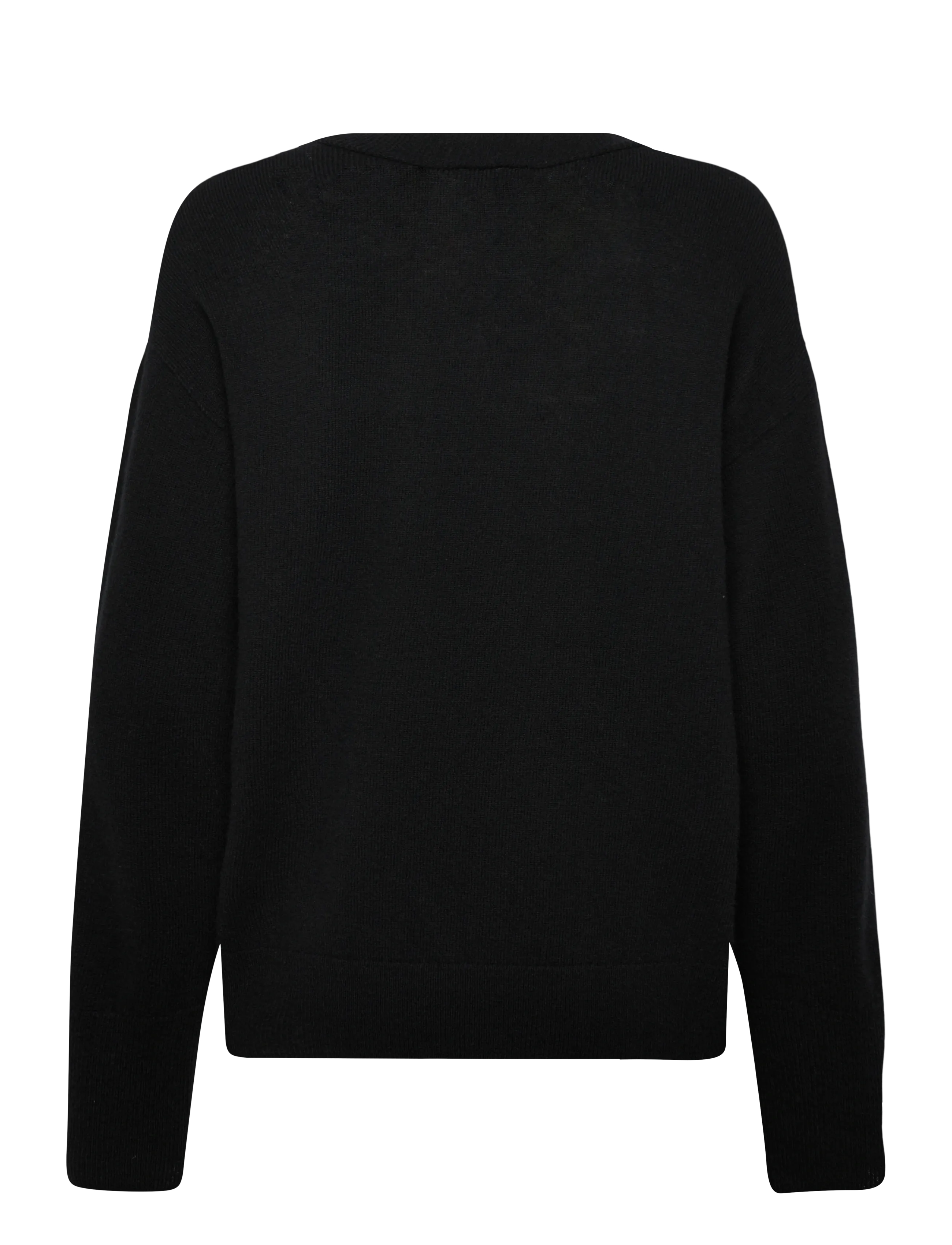 Karen By Simonsen - KBAnemone V-neck - megztiniai - meteorite - 2