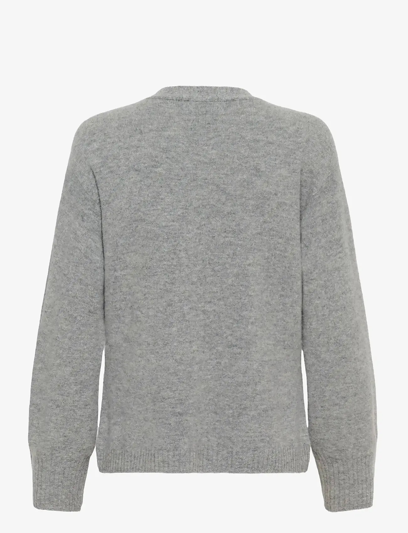 Karen By Simonsen - KBAnemone Cardigan - cardigans - medium grey melange - 2