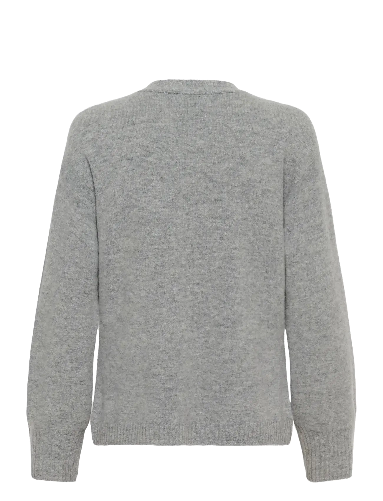 Karen By Simonsen - KBAnemone Cardigan - cardigans - medium grey melange - 2