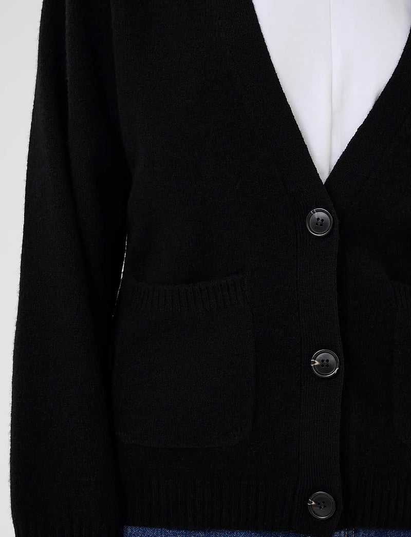 Karen By Simonsen - KBAnemone Cardigan - cardigans - meteorite - 5