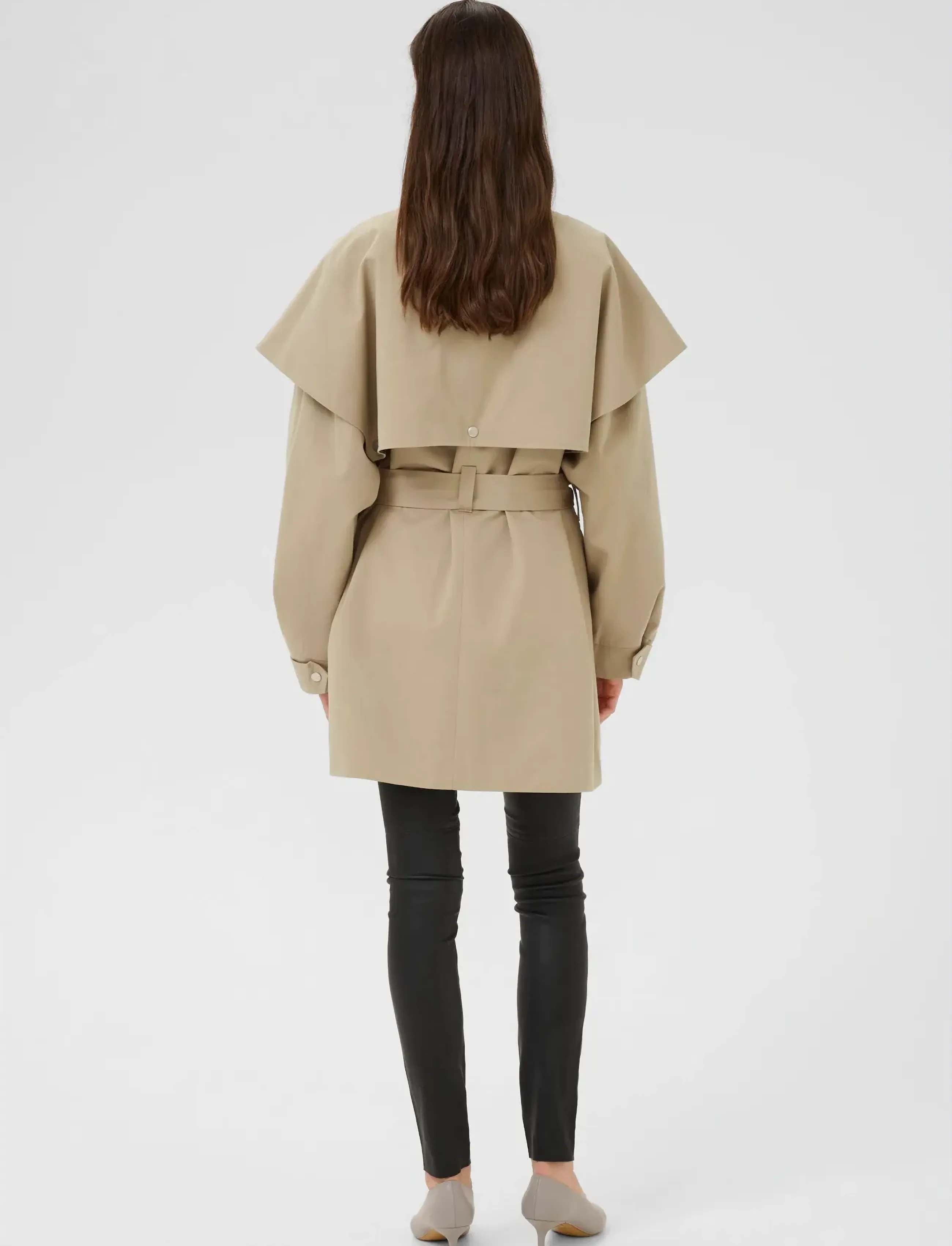 Karen By Simonsen - KBDana Trenchcoat - trenchcoats - chinchilla - 4