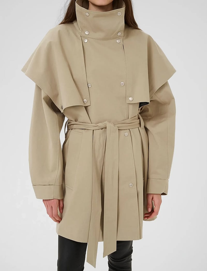 Karen By Simonsen - KBDana Trenchcoat - trench coats - chinchilla - 5