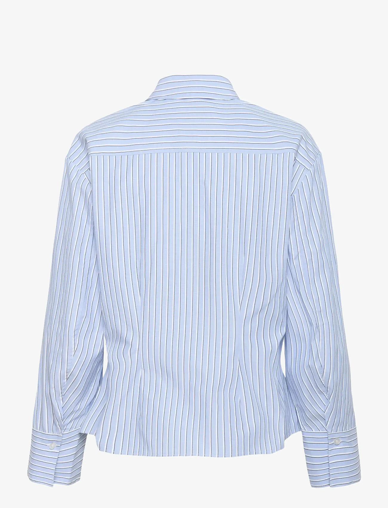 Karen By Simonsen - KBDanielle Shirt - langärmlige hemden - subdued blue stripe - 2