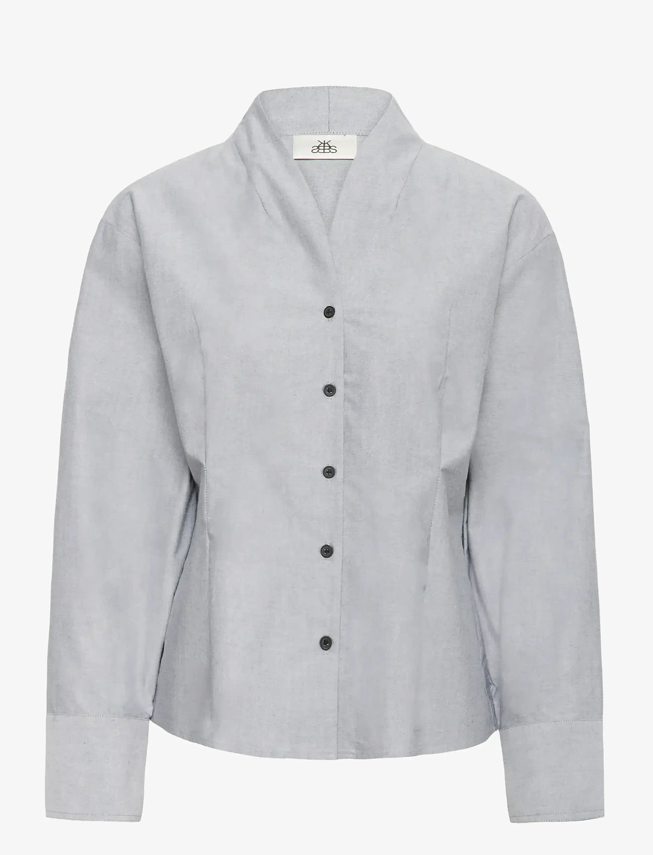 Karen By Simonsen - KBDeborah Blouse - långärmade skjortor - thunderstorm - 1