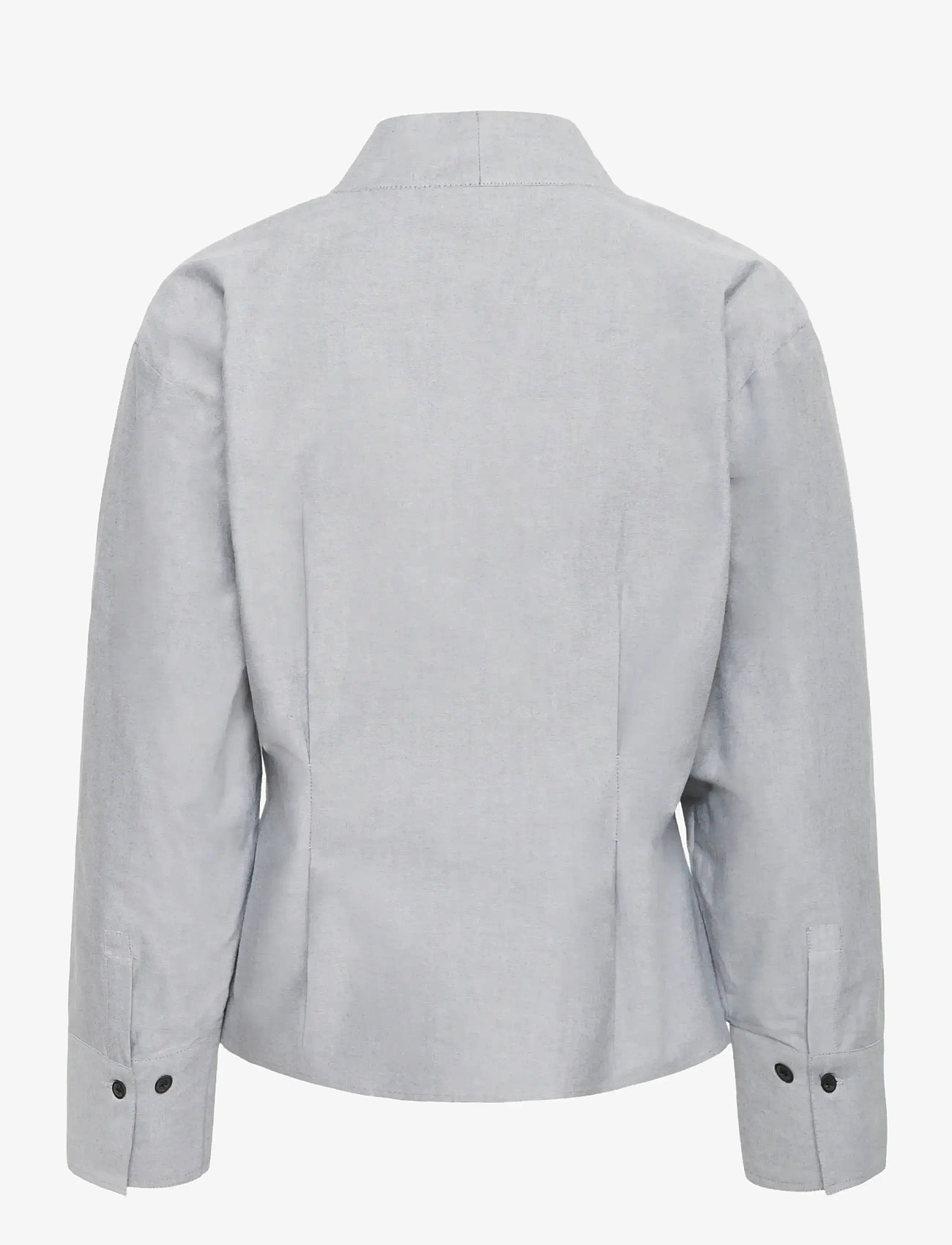 Karen By Simonsen - KBDeborah Blouse - långärmade skjortor - thunderstorm - 2