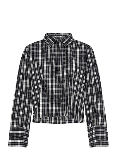 Karen By Simonsen KBDestiny Shirt - Pikkade varrukatega särgid - DESTINY CHECK / black