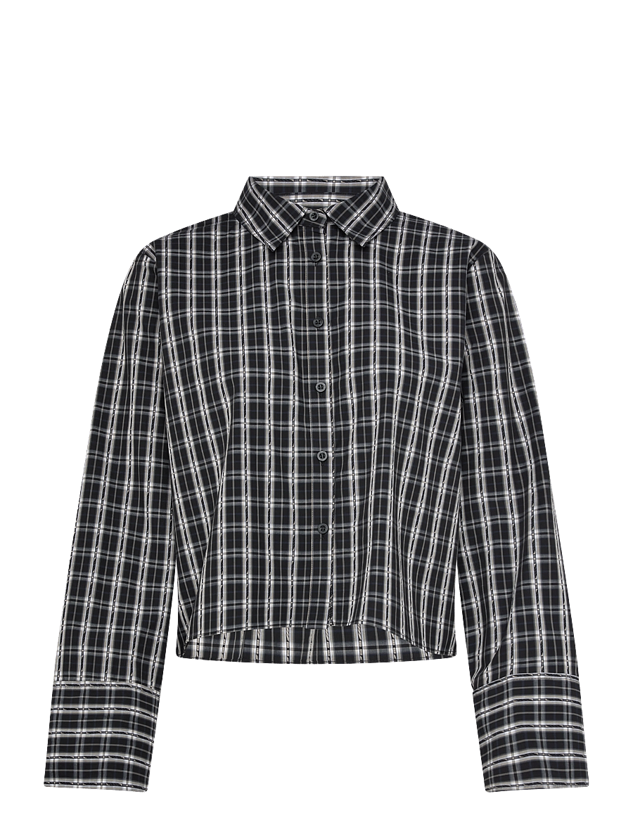 Karen By Simonsen - KBDestiny Shirt - pikkade varrukatega särgid - destiny check - 0