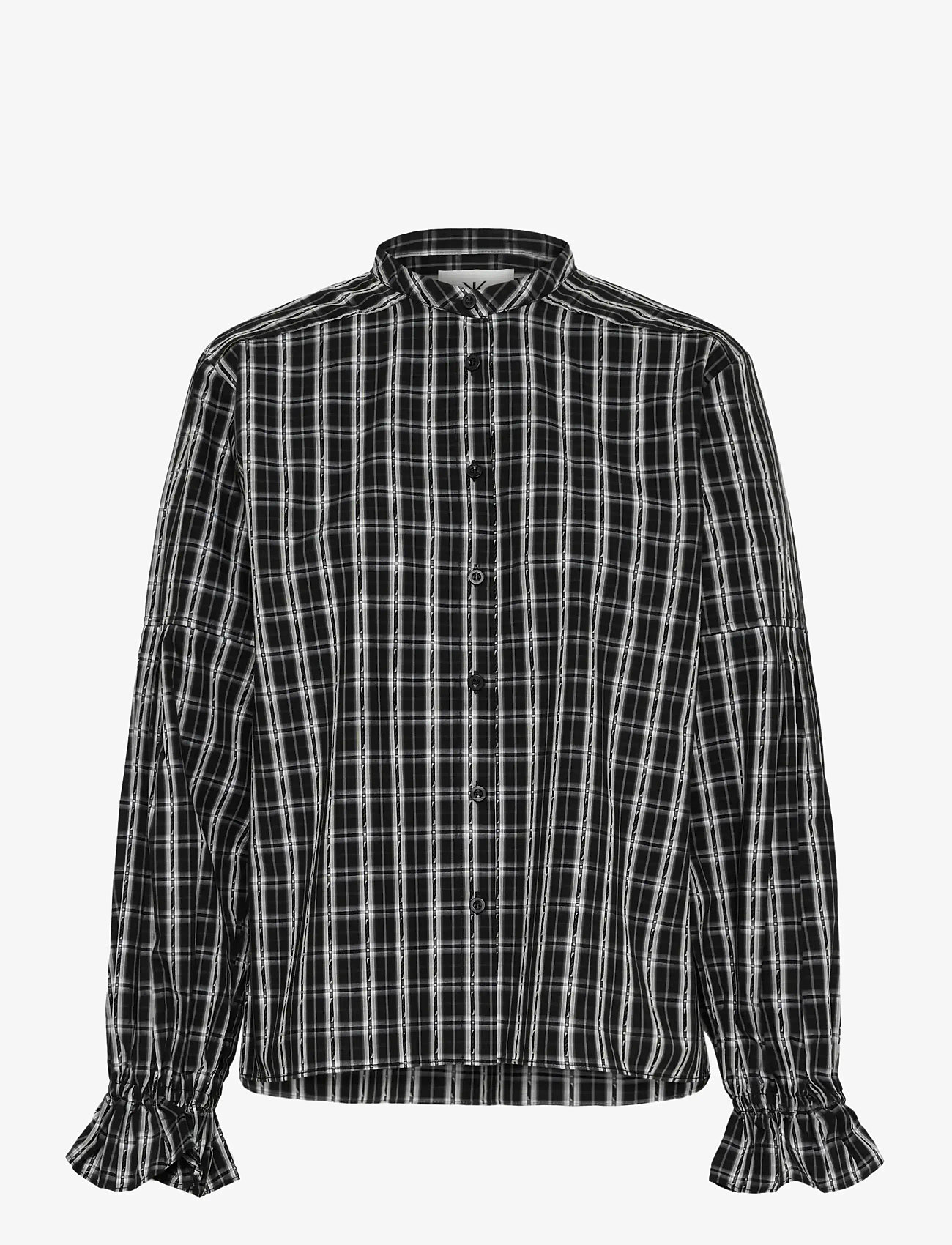 Karen By Simonsen - KBDestiny Blouse - langärmlige blusen - destiny check - 1