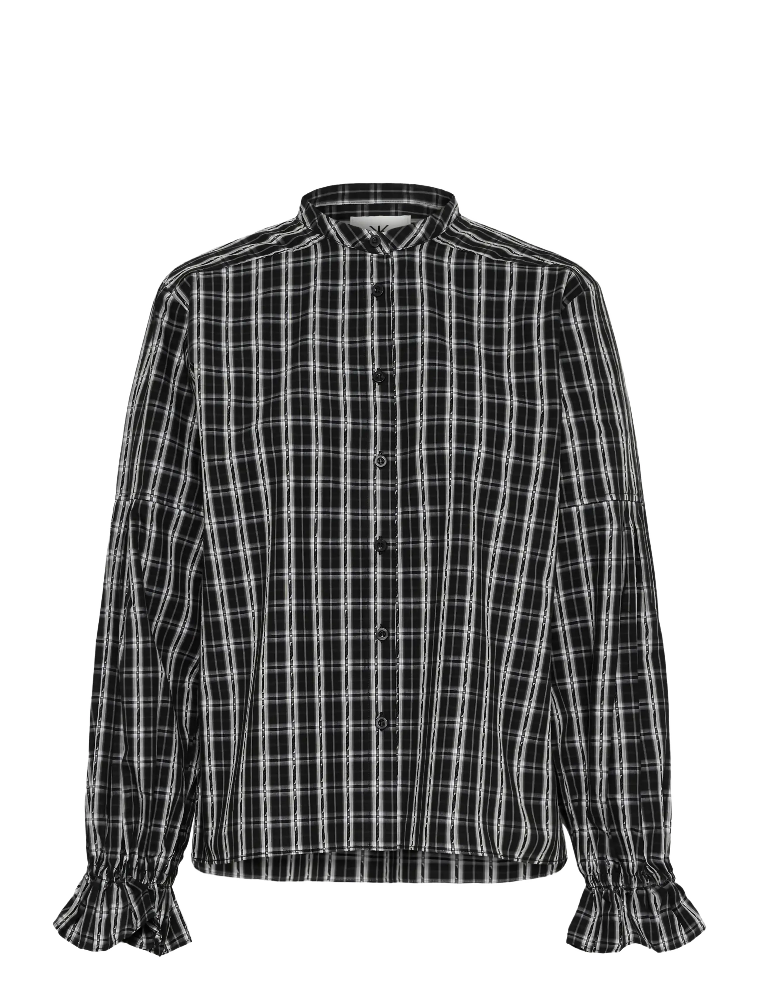 Karen By Simonsen KBDestiny Blouse - Kläder - DESTINY CHECK / black