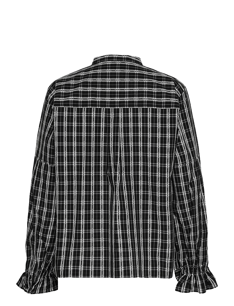 Karen By Simonsen - KBDestiny Blouse - langärmlige blusen - destiny check - 2