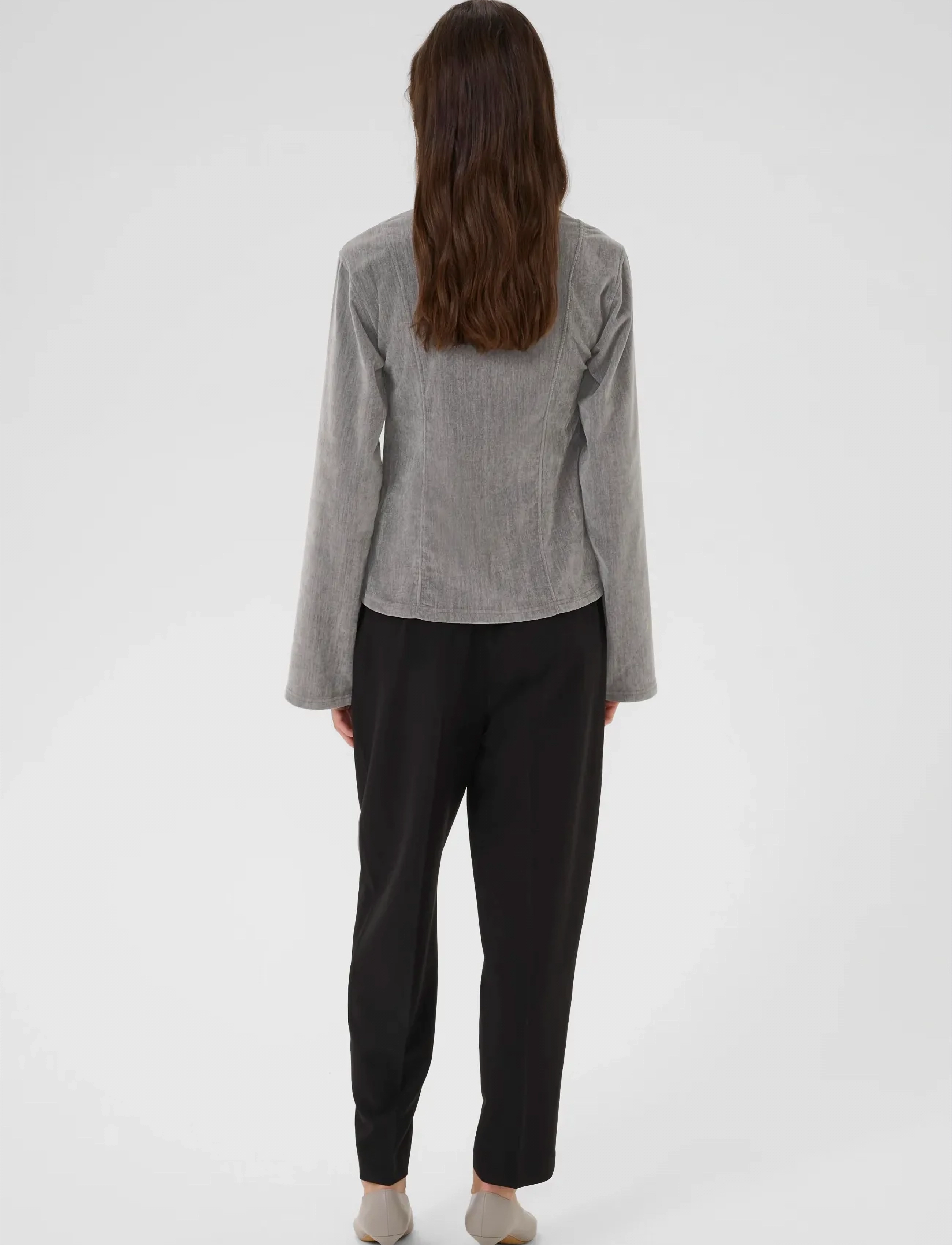 Karen By Simonsen - KBDarcy Cardigan - frühlingsjacken - silver cloud - 4