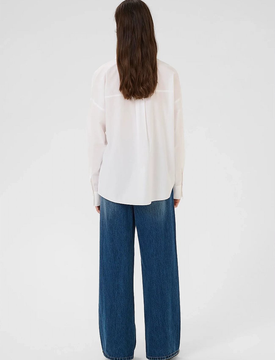 Karen By Simonsen - KBDylan Shirt - langärmlige hemden - bright white - 4