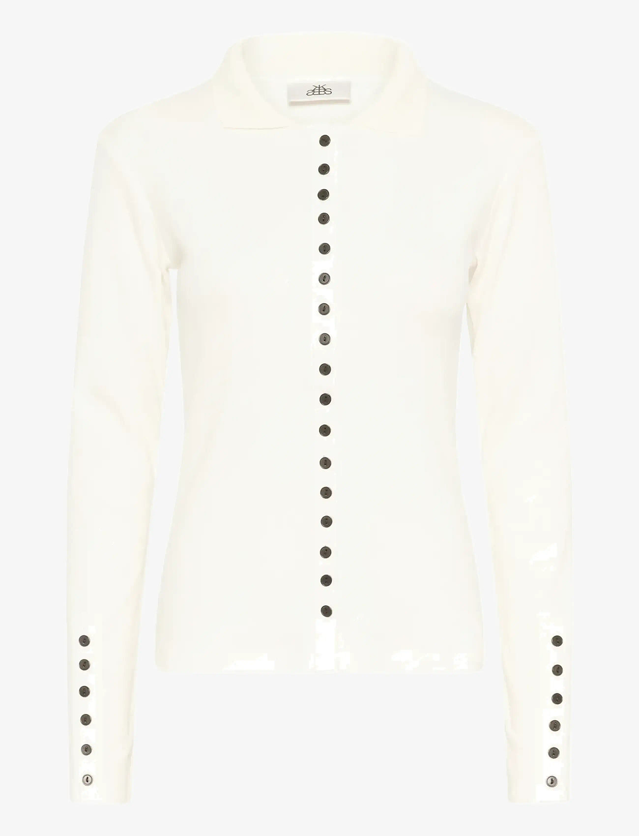 Karen By Simonsen - KBDafne Polo - langærmede skjorter - egret - 1