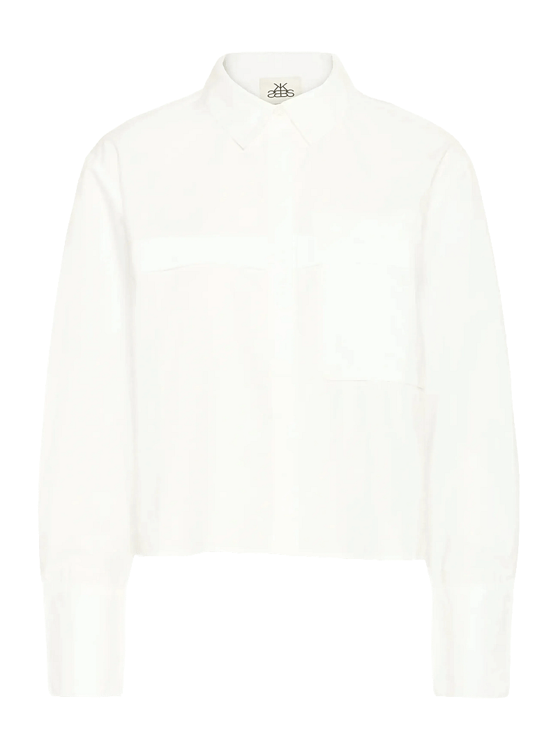 Karen By Simonsen - KBDylan Malle Shirt - långärmade skjortor - bright white - 1