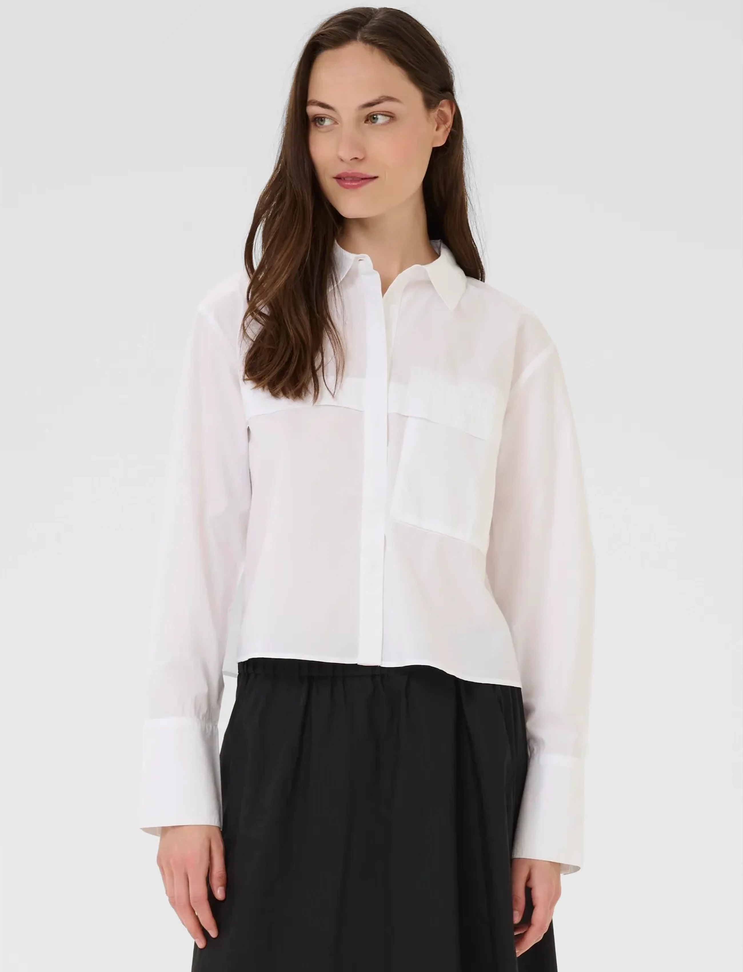 Karen By Simonsen KBDylan Malle Shirt - Särgid - BRIGHT WHITE / white