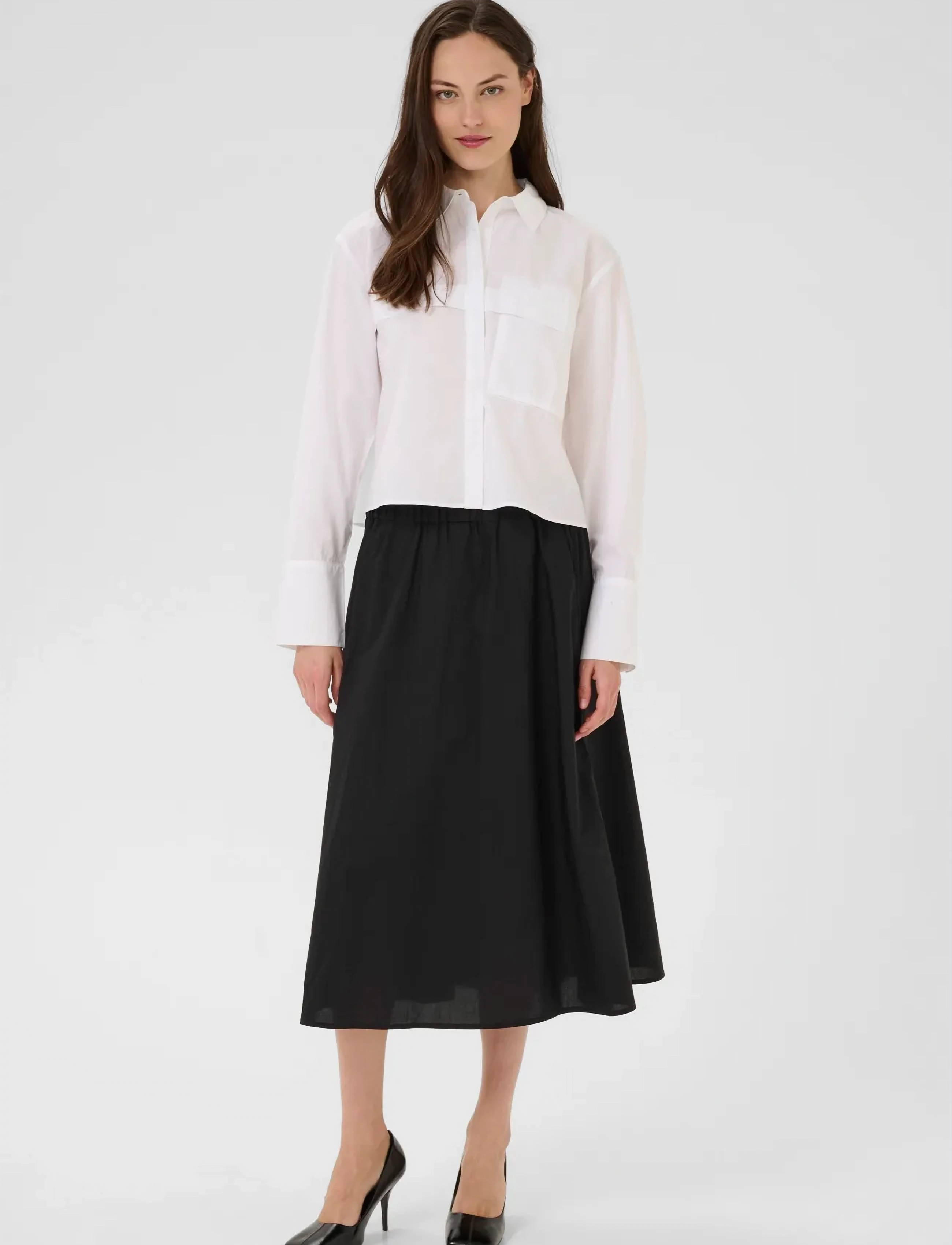 Karen By Simonsen - KBDylan Malle Shirt - langärmlige hemden - bright white - 3