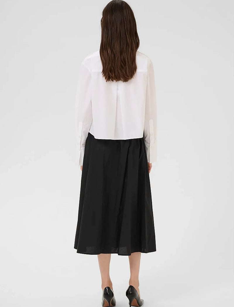 Karen By Simonsen - KBDylan Malle Shirt - långärmade skjortor - bright white - 4