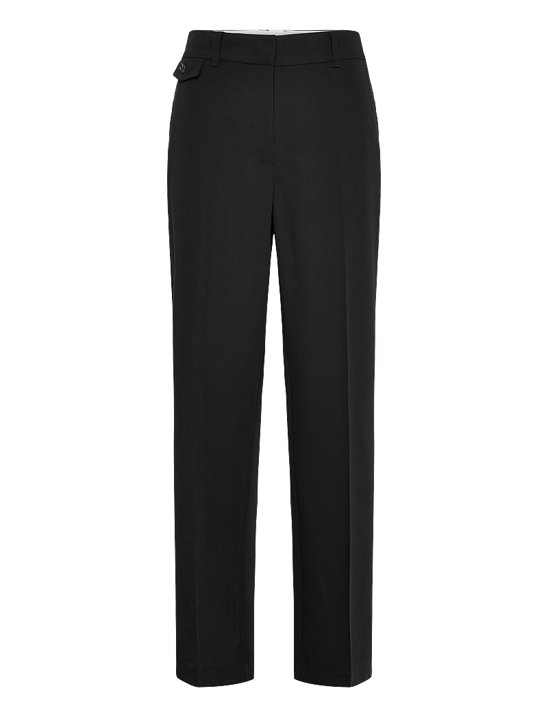 Karen By Simonsen - KBRo Solid Milano Pants - habitbukser - meteorite - 1