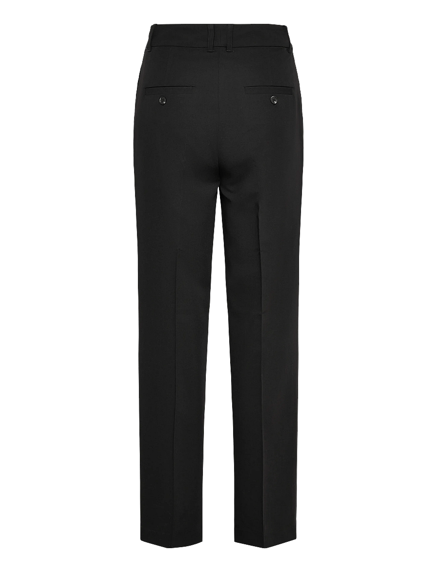 Karen By Simonsen - KBRo Solid Milano Pants - pidulikud püksid - meteorite - 2
