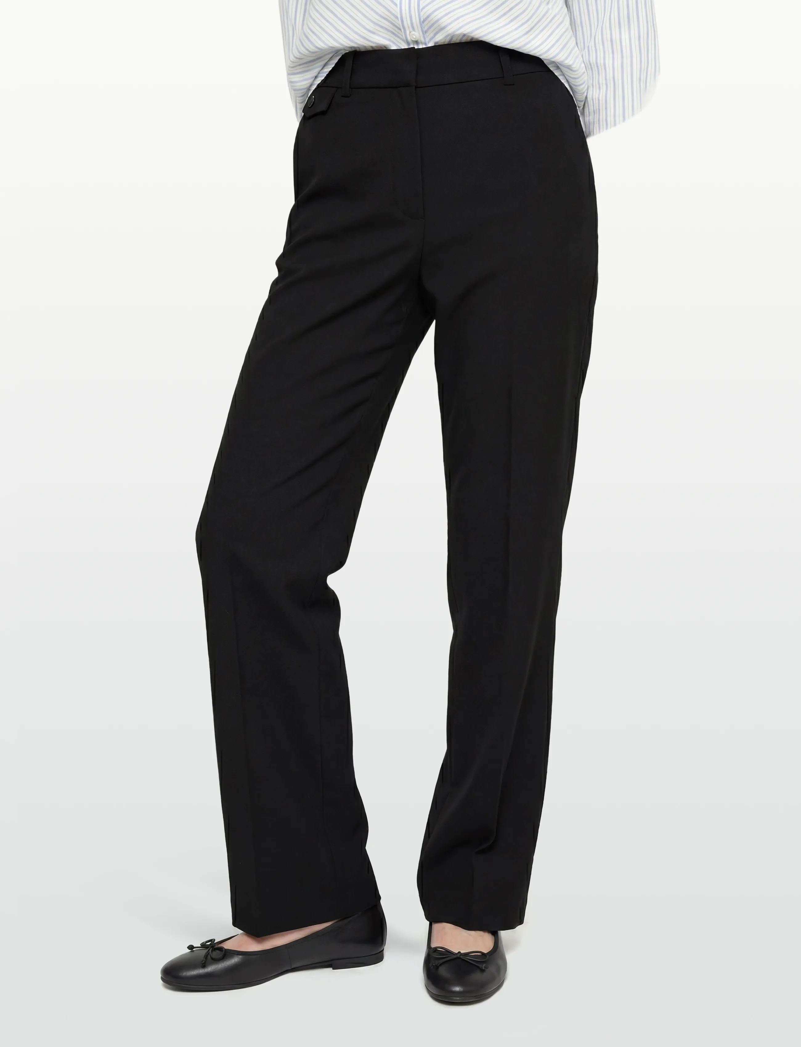 Karen By Simonsen Kbro Solid Milano Pants kostymbyxor dam – bild 2