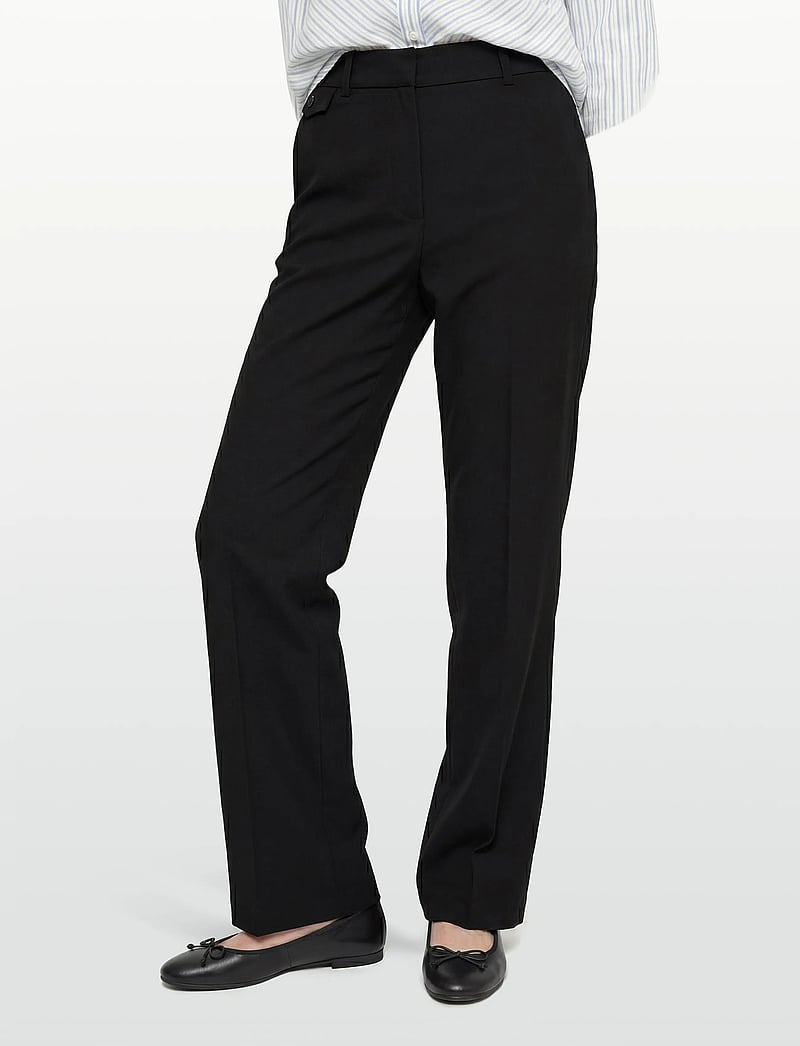 Karen By Simonsen - KBRo Solid Milano Pants - habitbukser - meteorite - 3