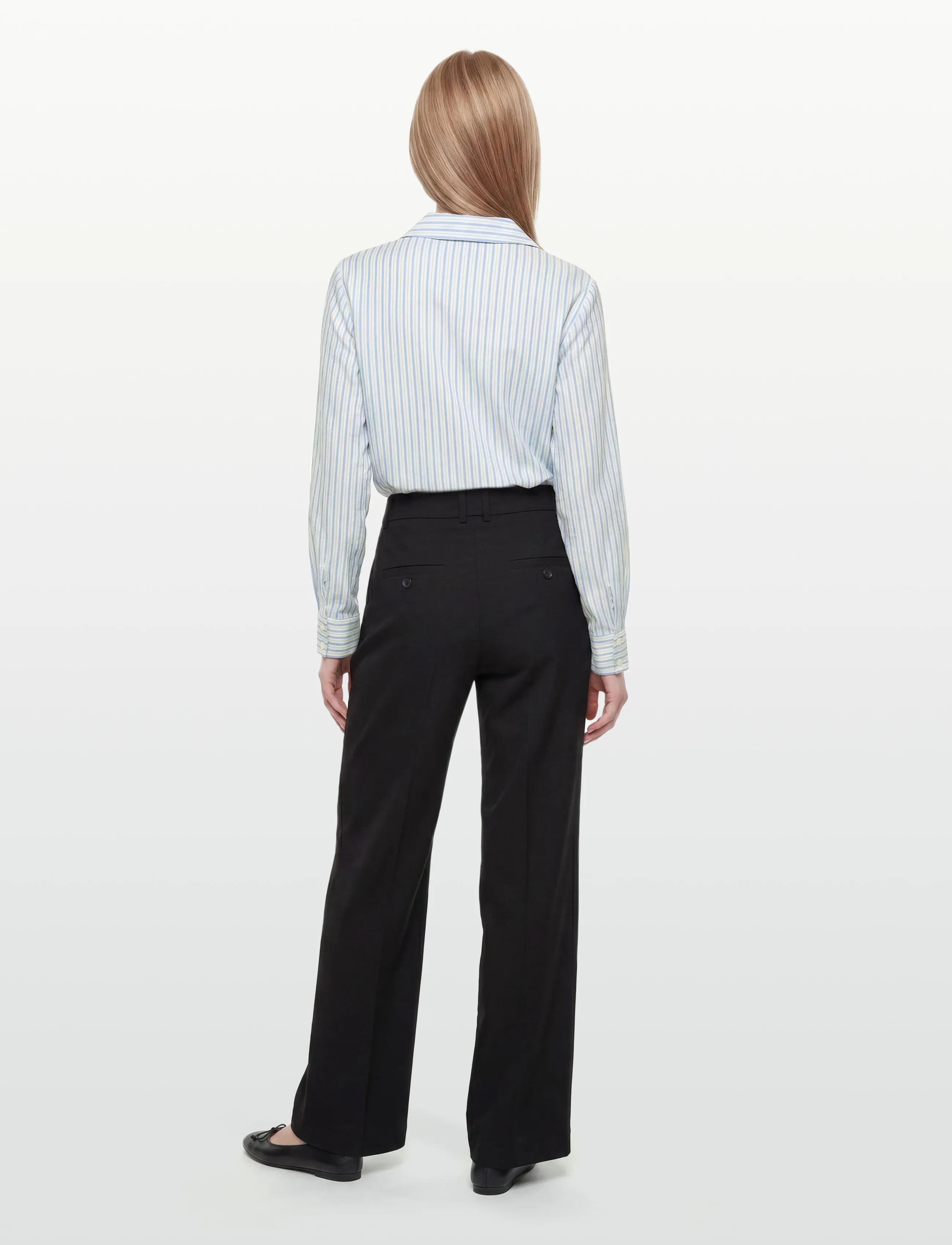 Karen By Simonsen Kbro Solid Milano Pants kostymbyxor dam – bild 3