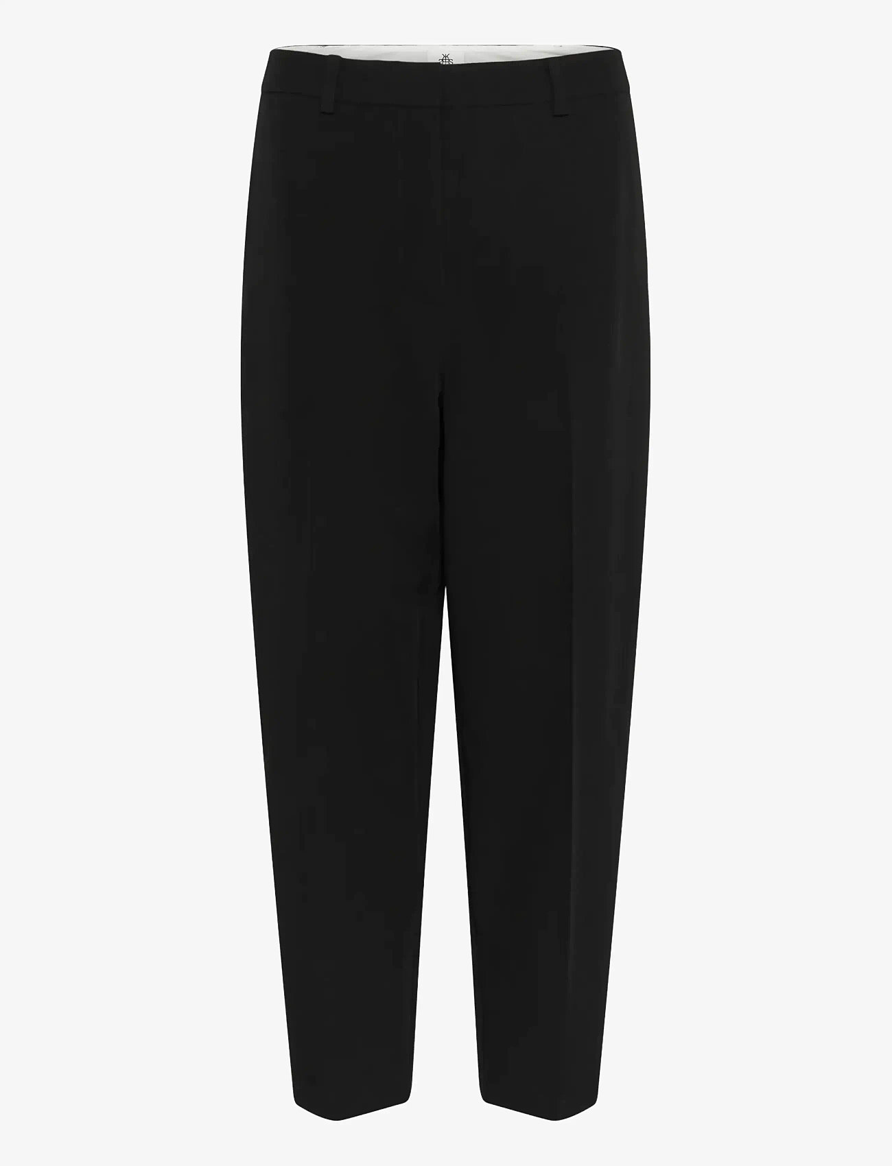 Karen By Simonsen - KBRo Solid Milano Carrot Pants - barrel-bukser - meteorite - 1