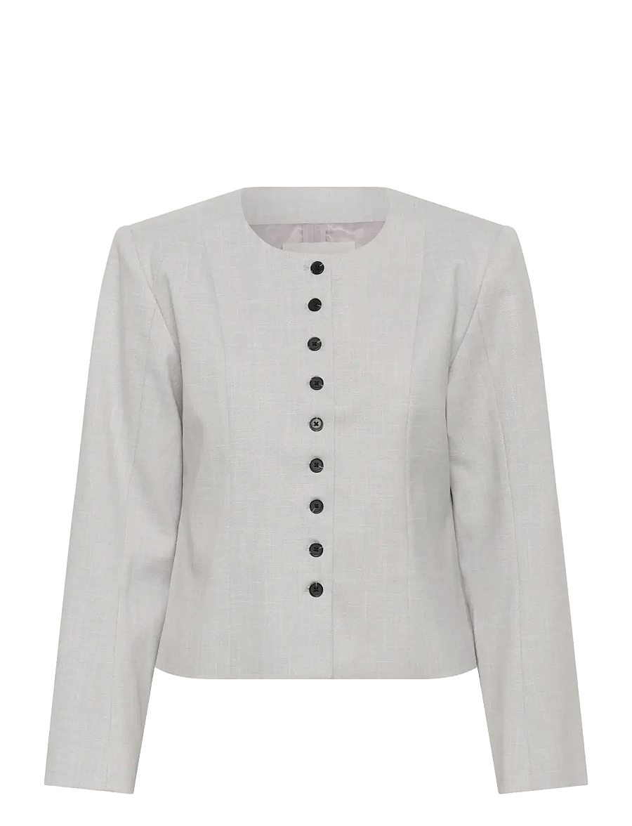 Karen By Simonsen - KBElena Jacket - leichte jacken - flint gray melange - 1