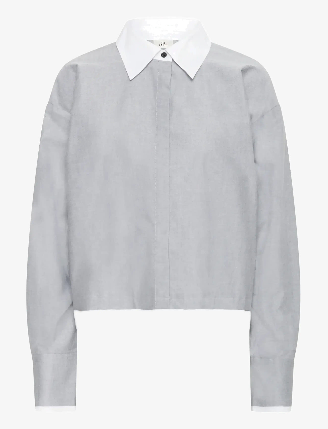 Karen By Simonsen - KBDeborah Tessa Shirt - long-sleeved shirts - thunderstorm - 1