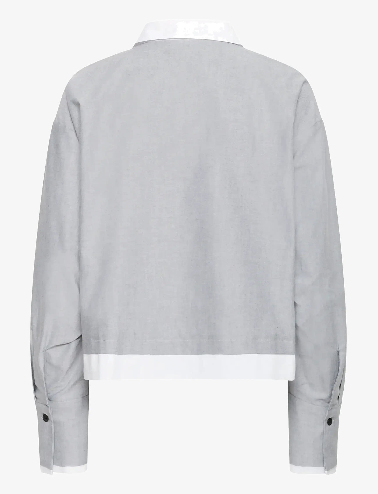 Karen By Simonsen - KBDeborah Tessa Shirt - long-sleeved shirts - thunderstorm - 2