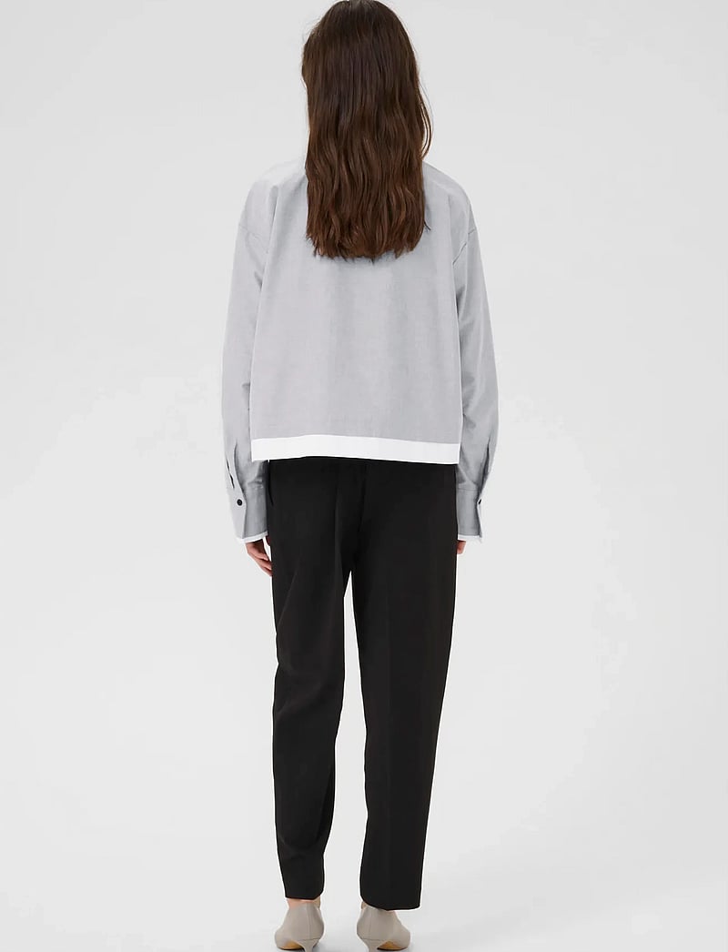 Karen By Simonsen - KBDeborah Tessa Shirt - long-sleeved shirts - thunderstorm - 4